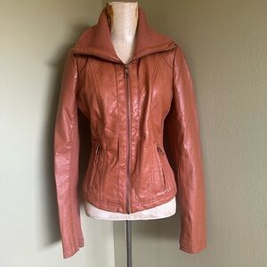 Therapy Camel color Leather Jacket